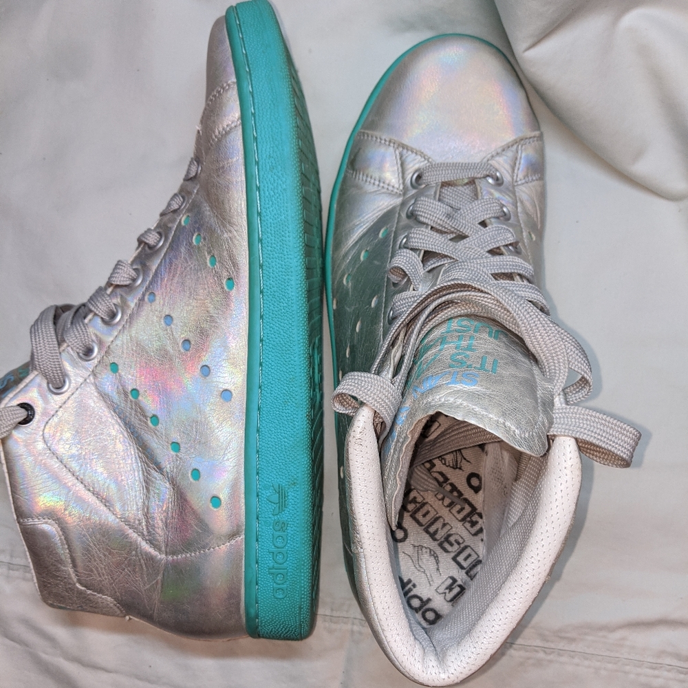 EXTREMELY RARE Stan Smith Iridescent High Top